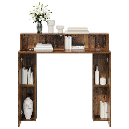 Haardomlijsting Oud hout 102 x 18 x 100,5 cm Bewerkt hout