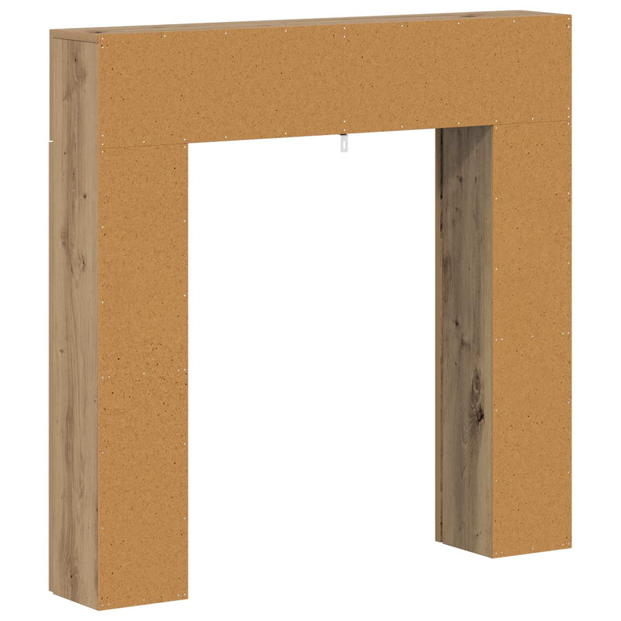 Haardomlijsting Artisanaal eiken 102 x 18 x 100,5 cm