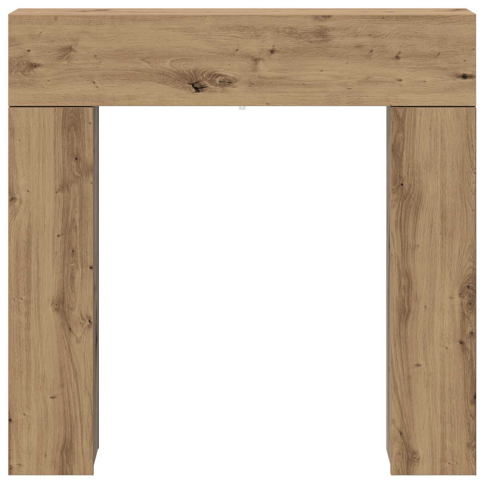 Haardomlijsting Artisanaal eiken 102 x 18 x 100,5 cm
