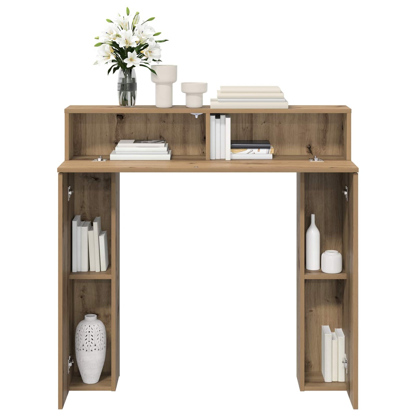 Haardomlijsting Artisanaal eiken 102 x 18 x 100,5 cm