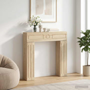 Haardomlijsting 102x18x100,5 cm Sonoma eiken wandmontage