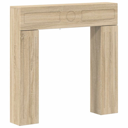 Haardomlijsting Sonoma Eiken 102 x 18 x 100,5 cm Bewerkt hout