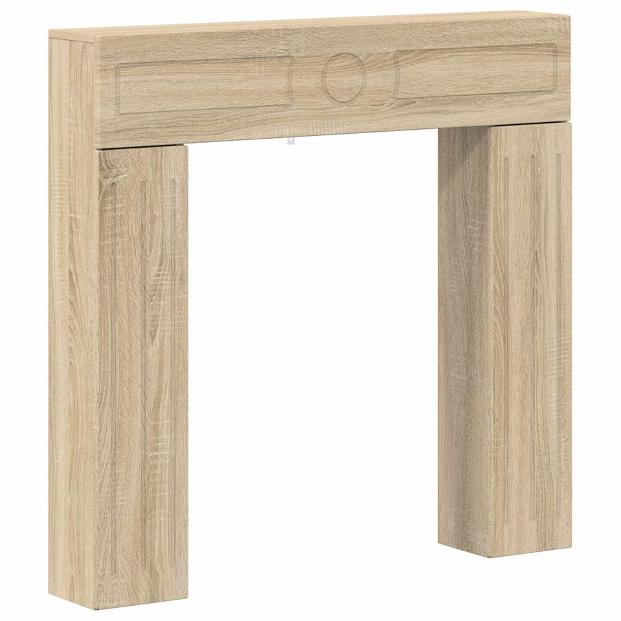 Haardomlijsting Sonoma Eiken 102 x 18 x 100,5 cm Bewerkt hout