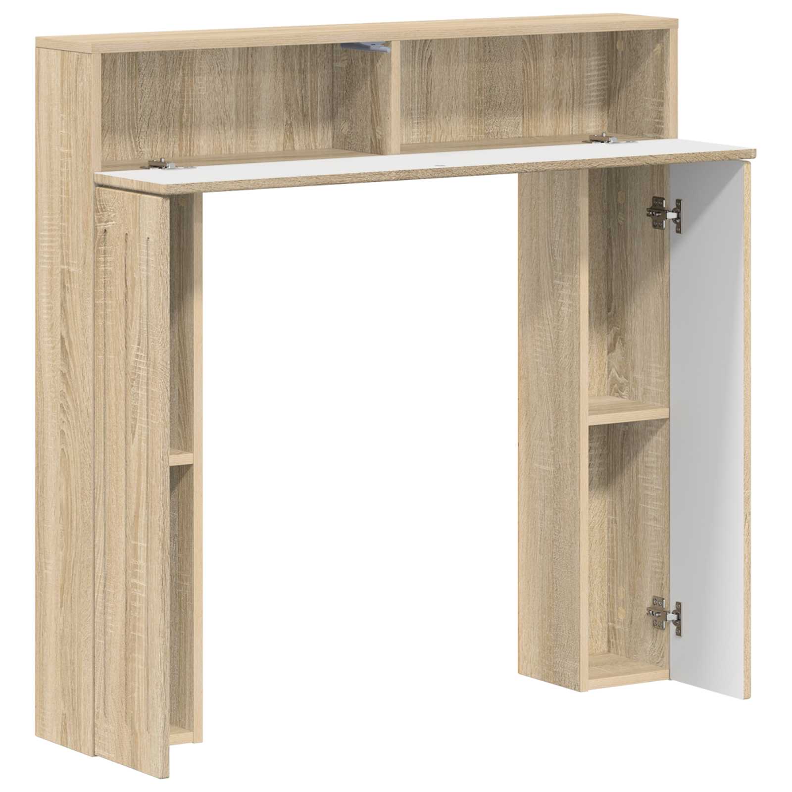 Haardomlijsting Sonoma Eiken 102 x 18 x 100,5 cm Bewerkt hout