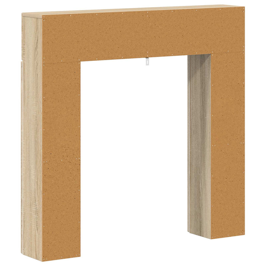 Haardomlijsting Sonoma Eiken 102 x 18 x 100,5 cm Bewerkt hout