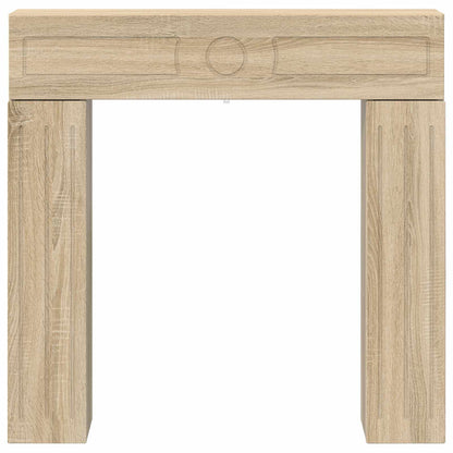 Haardomlijsting Sonoma Eiken 102 x 18 x 100,5 cm Bewerkt hout