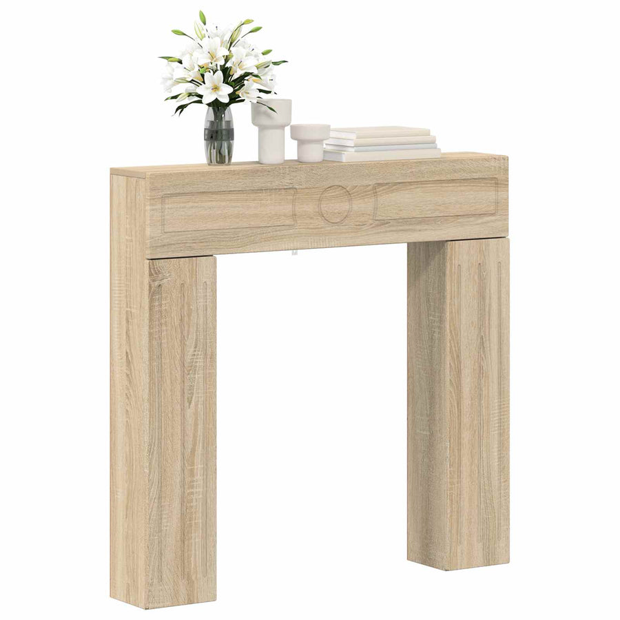 Haardomlijsting Sonoma Eiken 102 x 18 x 100,5 cm Bewerkt hout