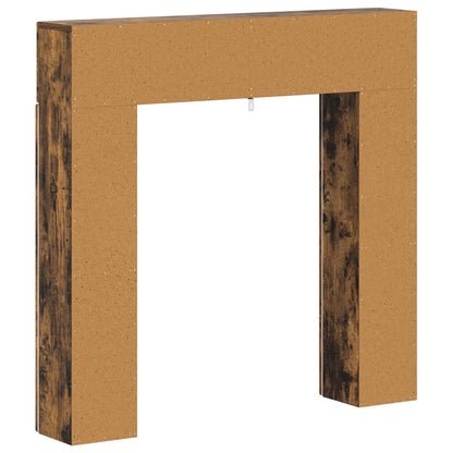 Haardomlijsting Gerookt eiken 102 x 18 x 100,5 cm Bewerkt hout