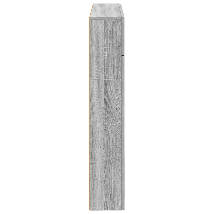 Haardomlijsting Grijs Sonoma 102 x 18 x 100,5 cm Bewerkt hout