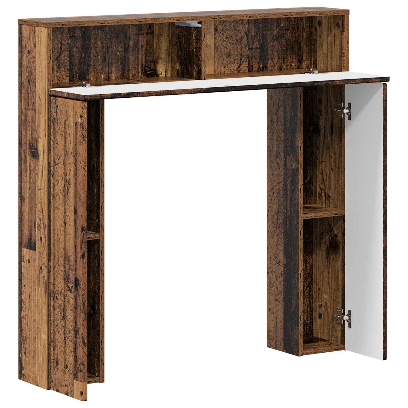 Haardomlijsting Oud hout 102 x 18 x 100,5 cm Bewerkt hout
