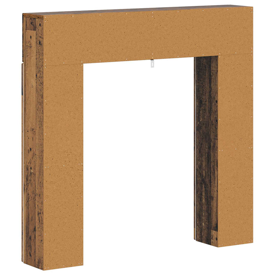 Haardomlijsting Oud hout 102 x 18 x 100,5 cm Bewerkt hout