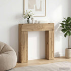 Haardomlijsting Artisanaal eiken 102 x 18 x 100,5 cm