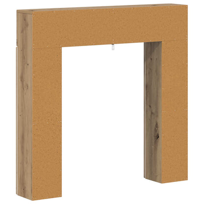 Haardomlijsting Artisanaal eiken 102 x 18 x 100,5 cm
