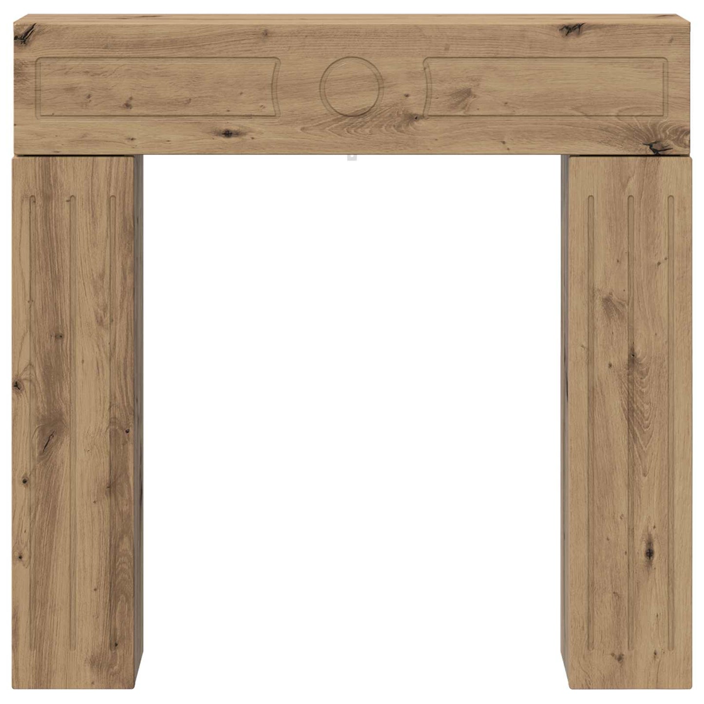 Haardomlijsting Artisanaal eiken 102 x 18 x 100,5 cm