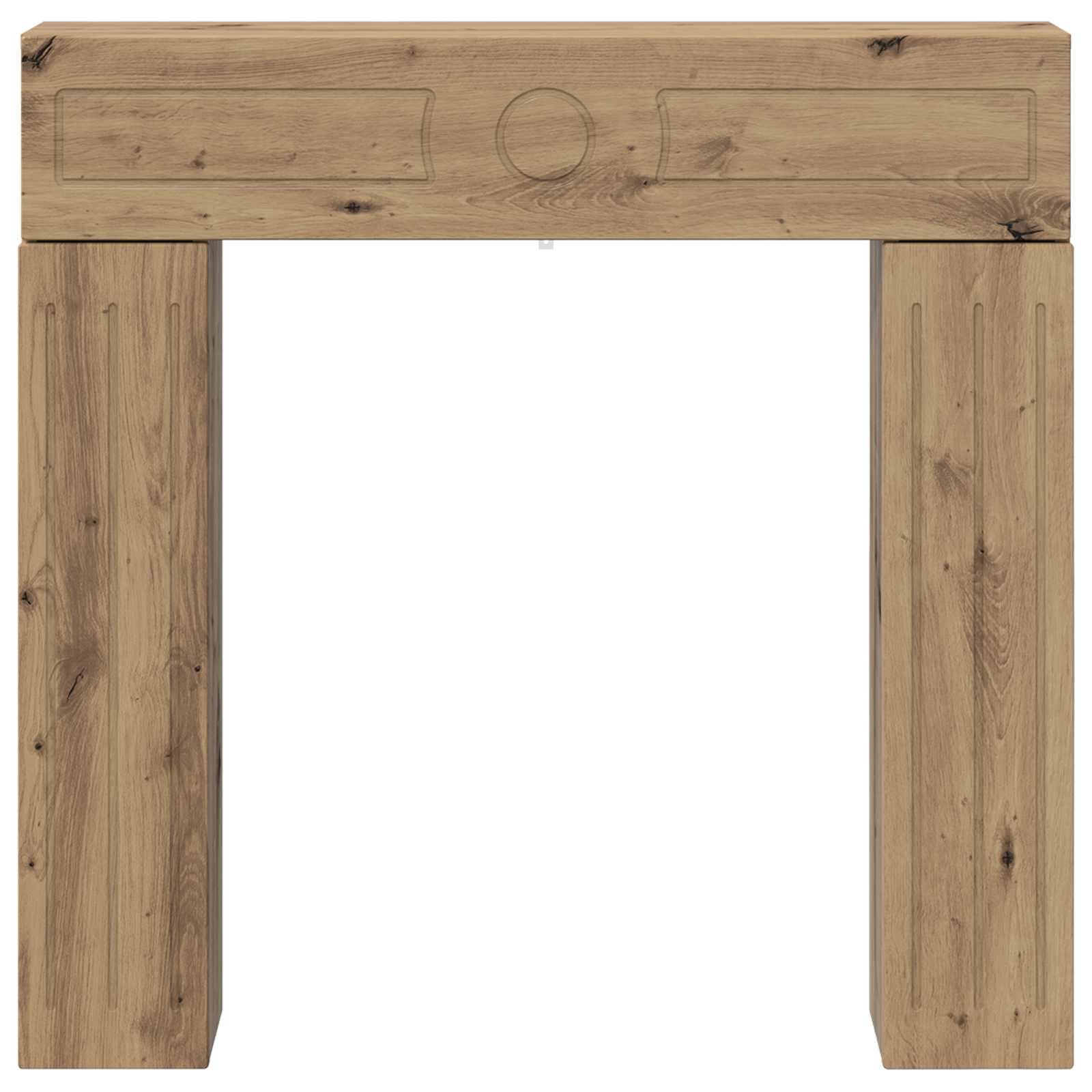 Haardomlijsting Artisanaal eiken 102 x 18 x 100,5 cm