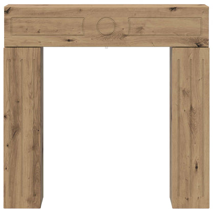 Haardomlijsting Artisanaal eiken 102 x 18 x 100,5 cm