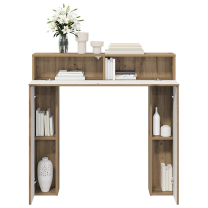 Haardomlijsting Artisanaal eiken 102 x 18 x 100,5 cm