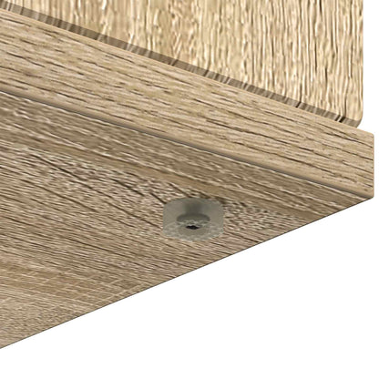 Haardomlijsting Sonoma Eiken 100 x 20 x 100 cm Bewerkt hout