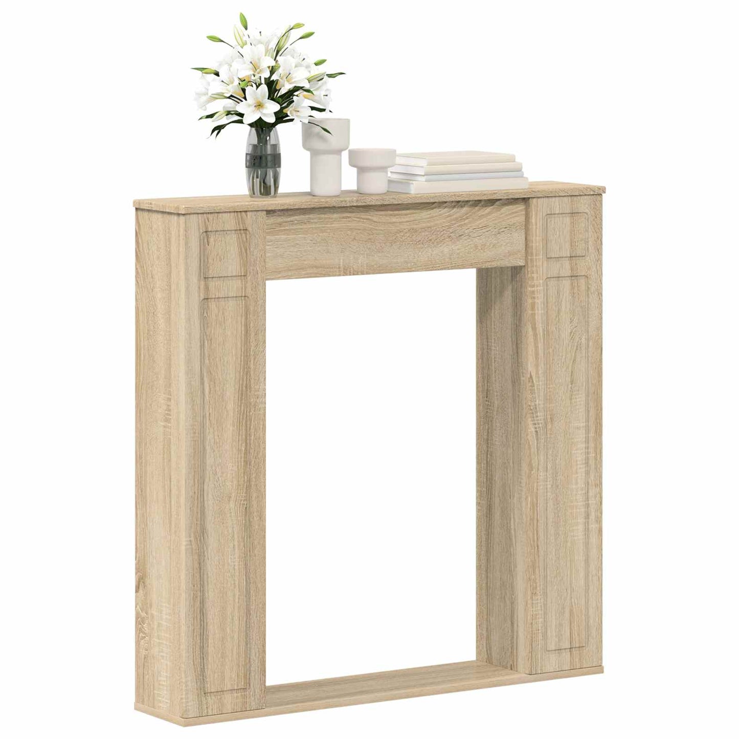 Haardomlijsting Sonoma Eiken 100 x 20 x 100 cm Bewerkt hout