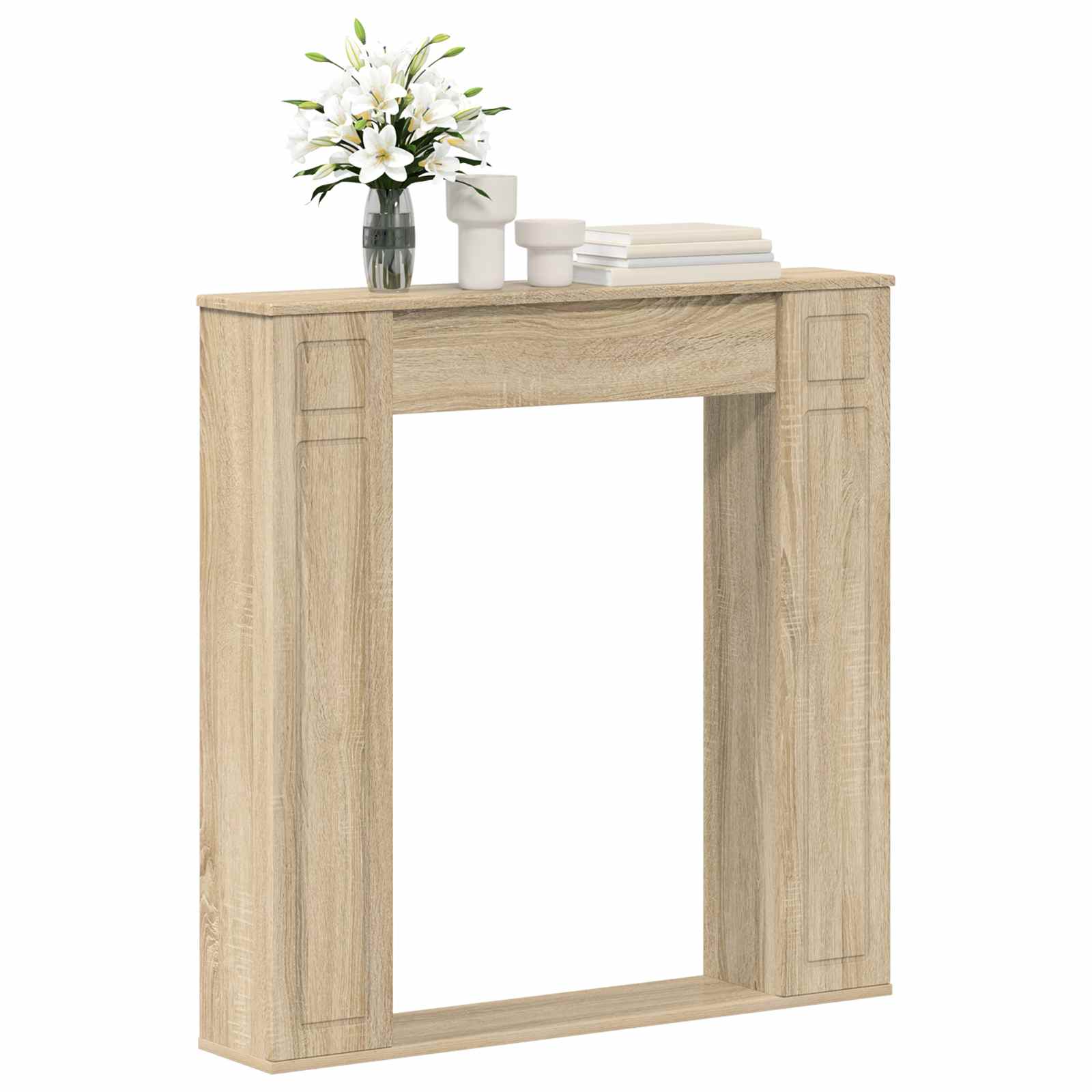 Haardomlijsting Sonoma Eiken 100 x 20 x 100 cm Bewerkt hout