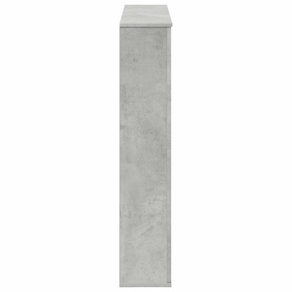 Haardomlijsting Betongrijs 100 x 20 x 100 cm Bewerkt hout