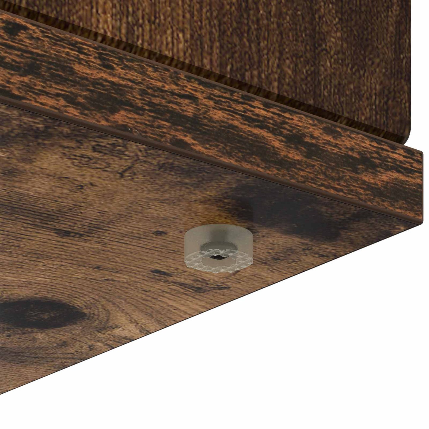 Haardomlijsting Gerookt eiken 100 x 20 x 100 cm Bewerkt hout