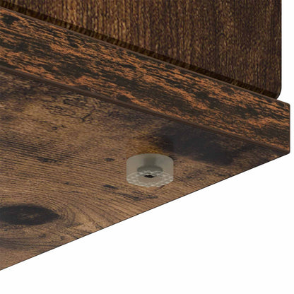 Haardomlijsting Gerookt eiken 100 x 20 x 100 cm Bewerkt hout