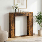 Haardomlijsting Gerookt eiken 100 x 20 x 100 cm Bewerkt hout