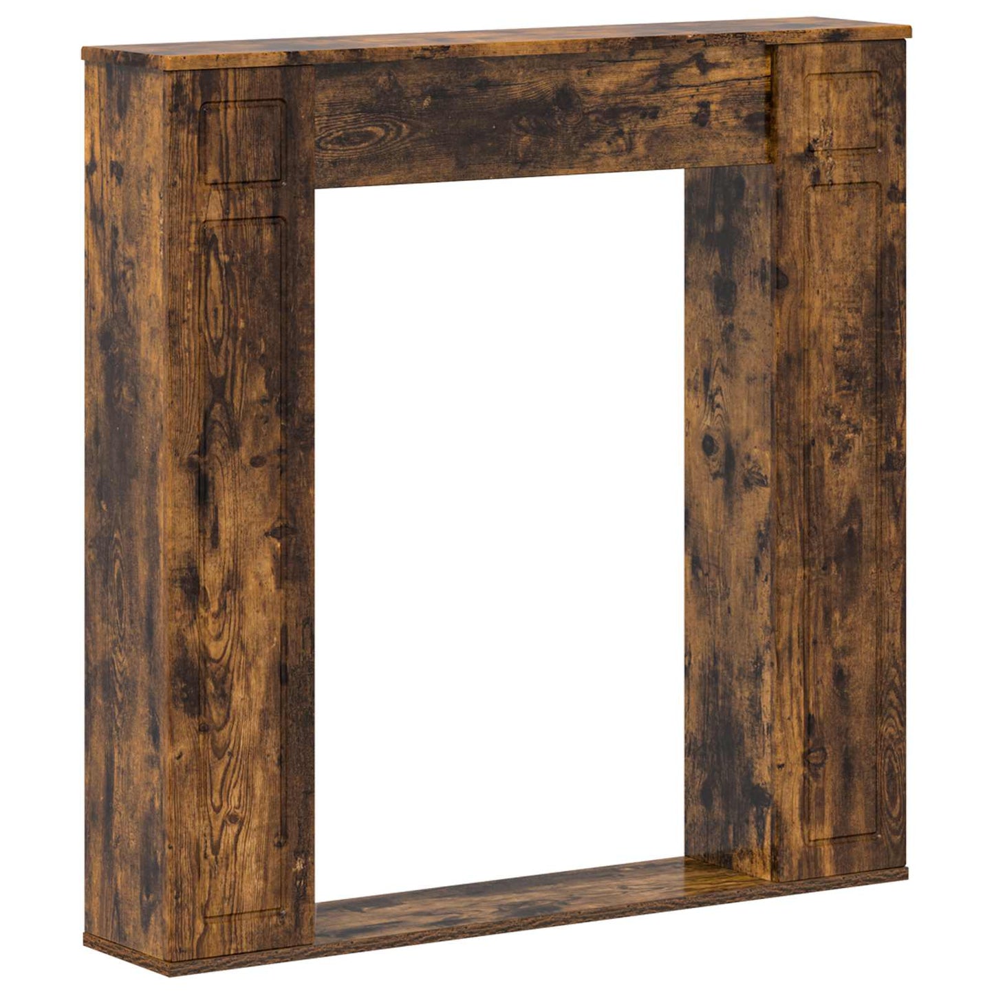 Haardomlijsting Gerookt eiken 100 x 20 x 100 cm Bewerkt hout
