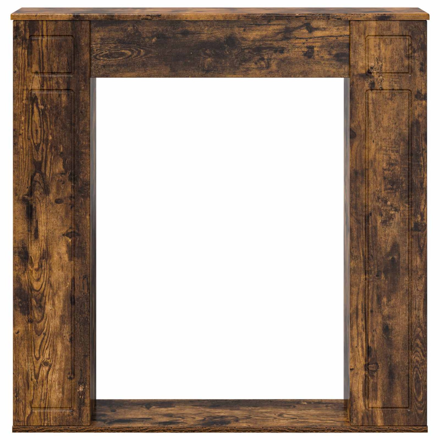Haardomlijsting Gerookt eiken 100 x 20 x 100 cm Bewerkt hout