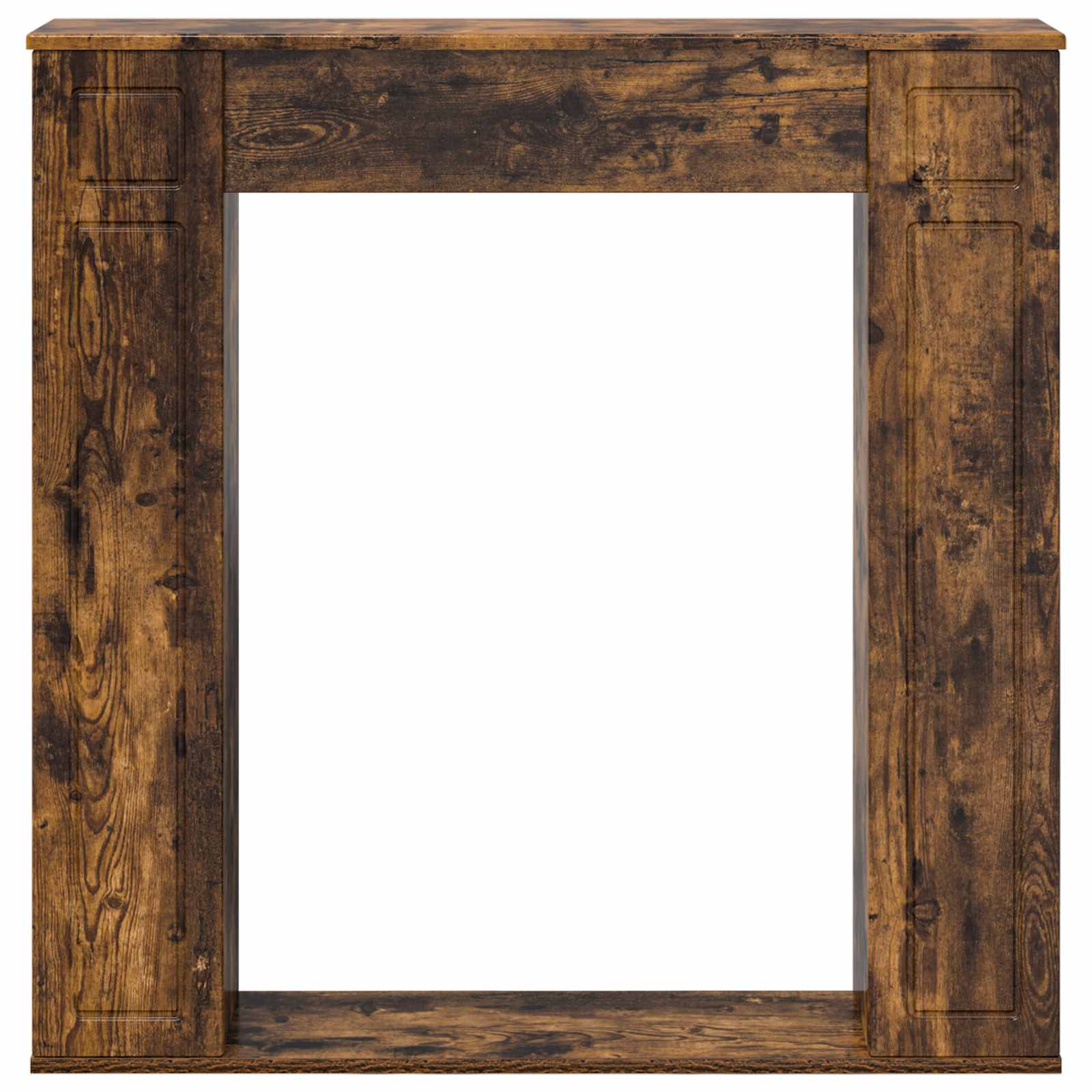 Haardomlijsting Gerookt eiken 100 x 20 x 100 cm Bewerkt hout