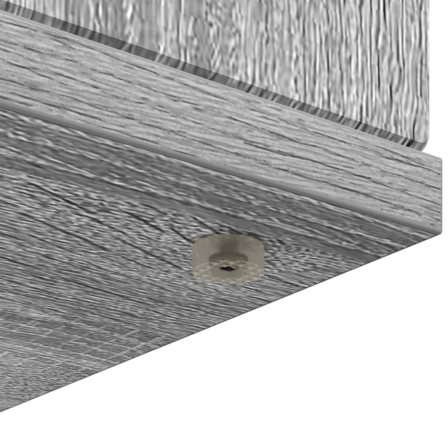 Haardomlijsting Grijs Sonoma 100 x 20 x 100 cm Bewerkt hout