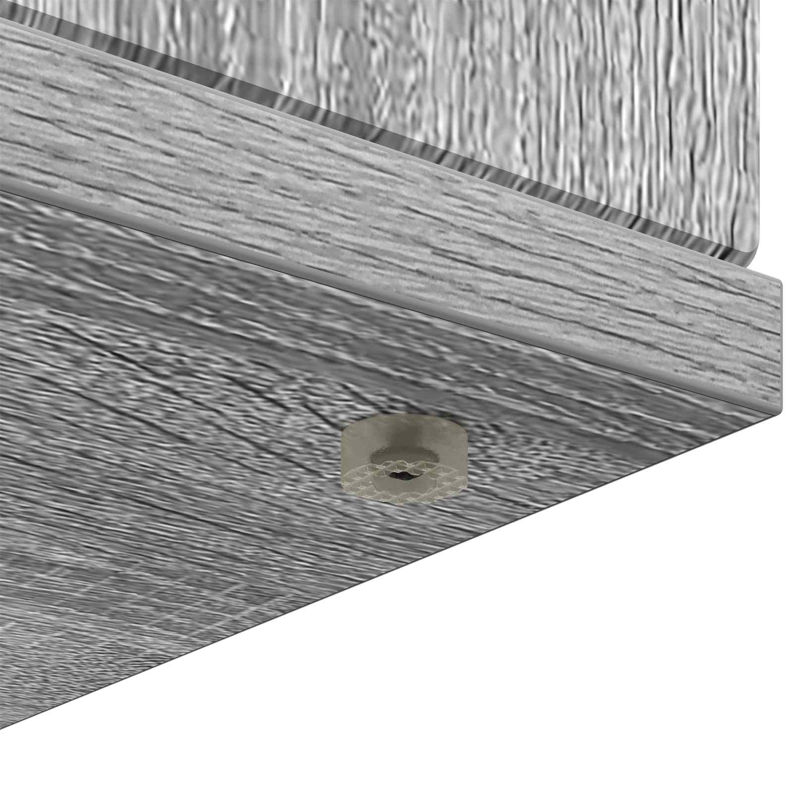 Haardomlijsting Grijs Sonoma 100 x 20 x 100 cm Bewerkt hout