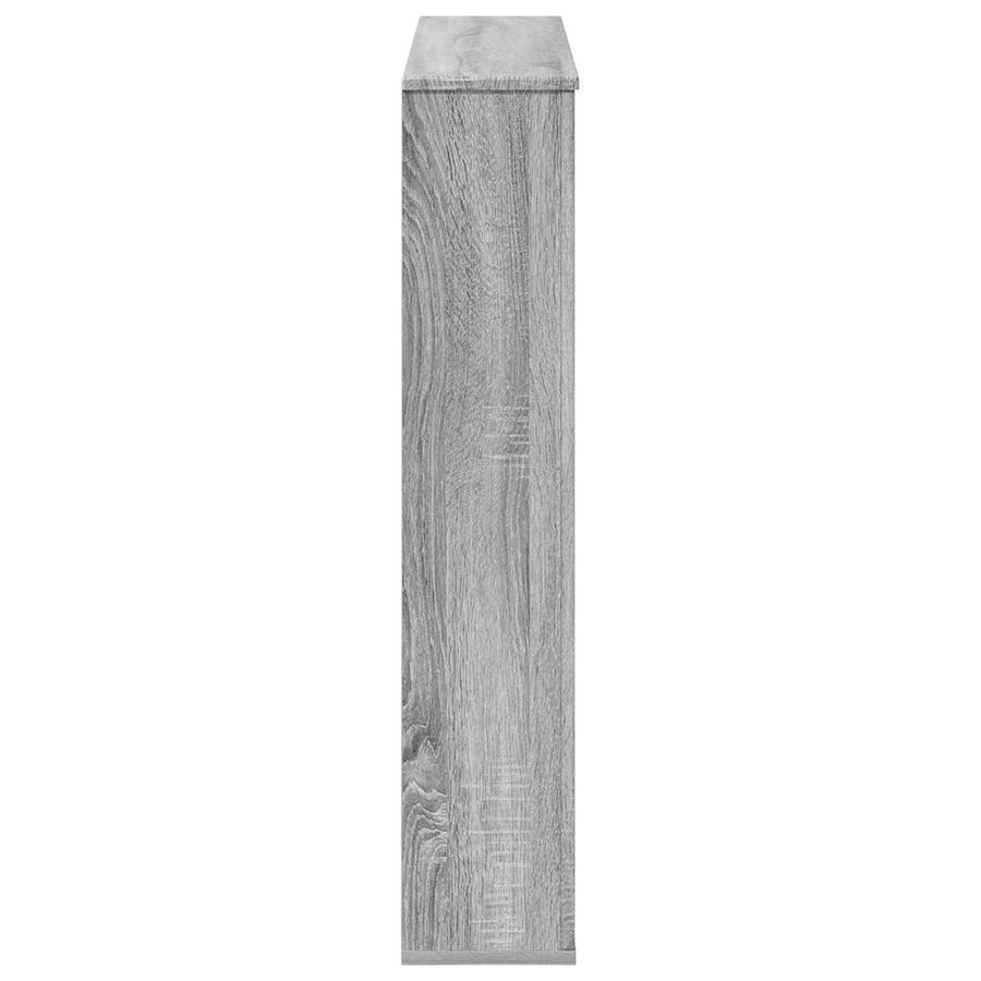Haardomlijsting Grijs Sonoma 100 x 20 x 100 cm Bewerkt hout