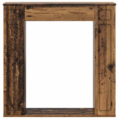 Haardomlijsting Oud hout 100 x 20 x 100 cm Bewerkt hout