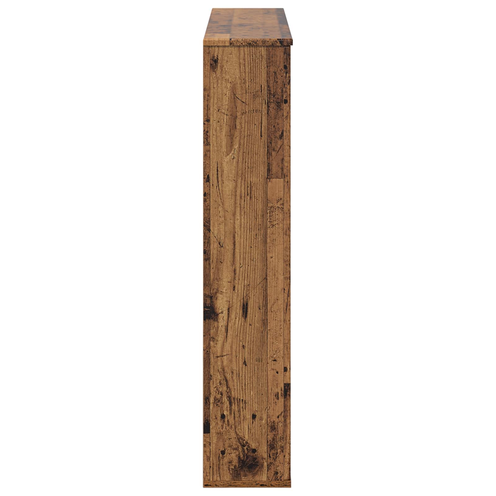 Haardomlijsting Oud hout 100 x 20 x 100 cm Bewerkt hout