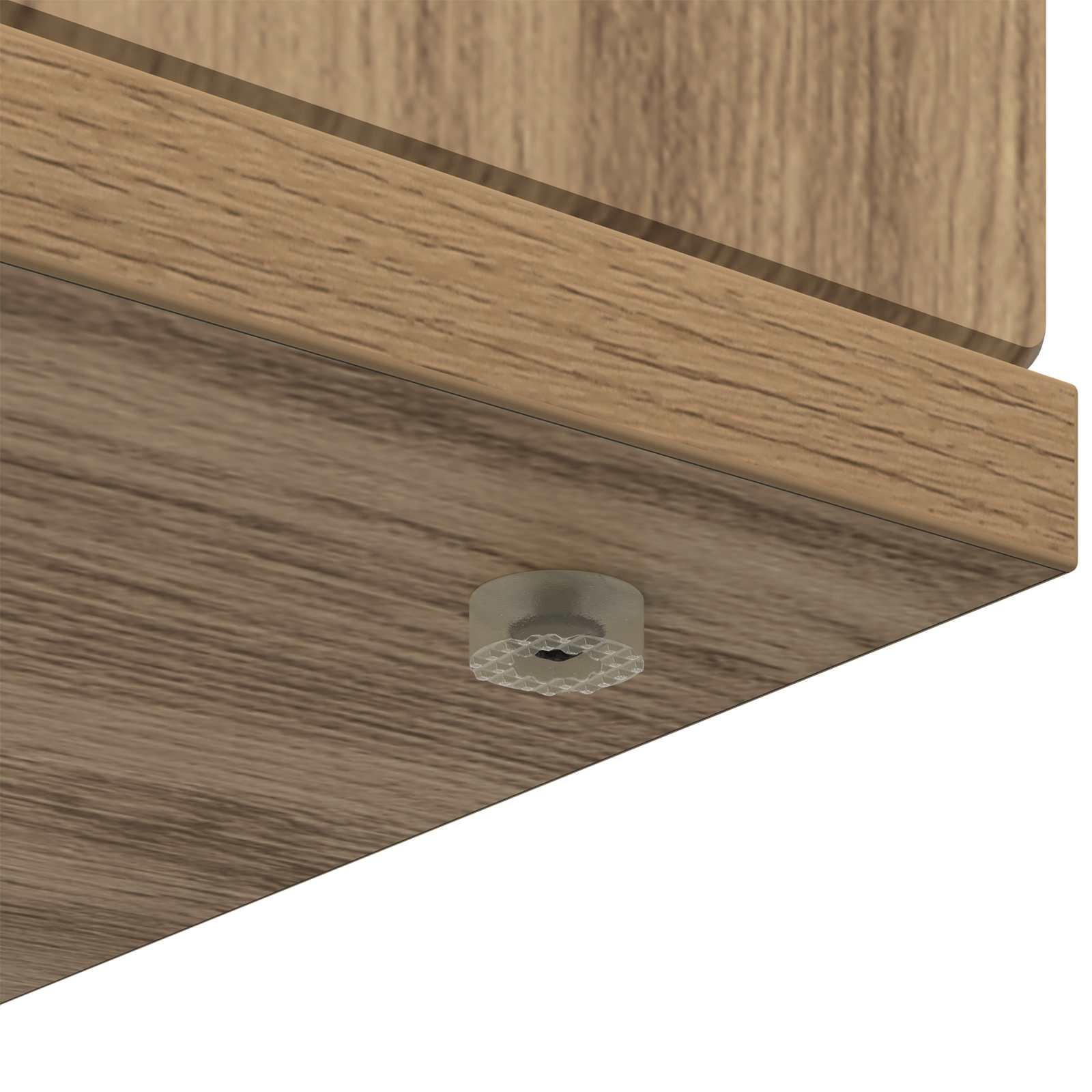 Haardomlijsting Artisanaal eiken 100 x 20 x 100 cm Bewerkt hout