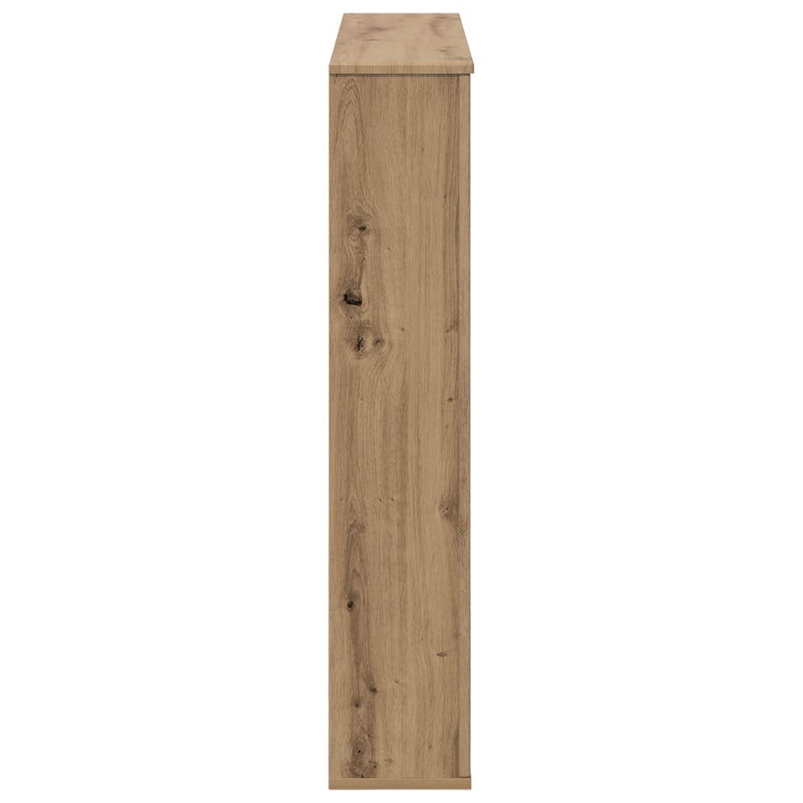 Haardomlijsting Artisanaal eiken 100 x 20 x 100 cm Bewerkt hout