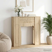 Haardomlijsting 93x20x89 cm Sonoma eiken wandmontage