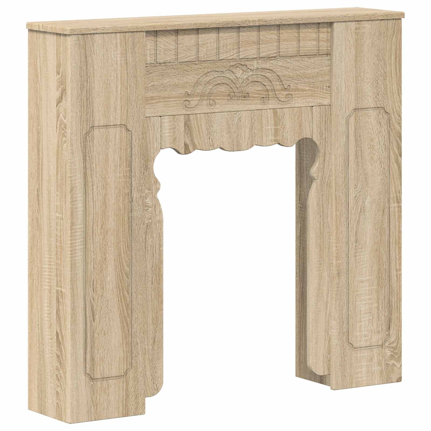 Haardomlijsting Sonoma Eiken 93 x 20 x 89 cm Bewerkt hout