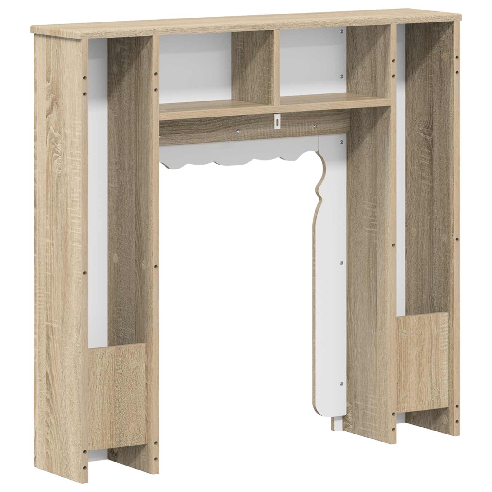 Haardomlijsting Sonoma Eiken 93 x 20 x 89 cm Bewerkt hout