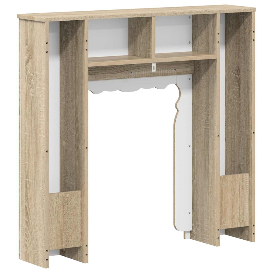 Haardomlijsting Sonoma Eiken 93 x 20 x 89 cm Bewerkt hout