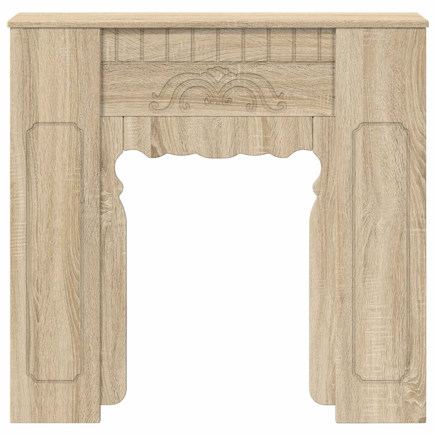 Haardomlijsting Sonoma Eiken 93 x 20 x 89 cm Bewerkt hout