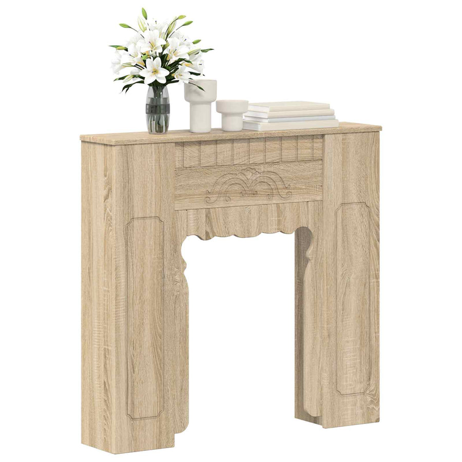 Haardomlijsting Sonoma Eiken 93 x 20 x 89 cm Bewerkt hout