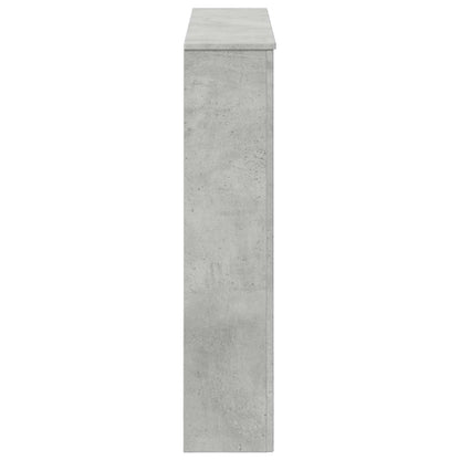 Haardomlijsting Betongrijs 93 x 20 x 89 cm Bewerkt hout