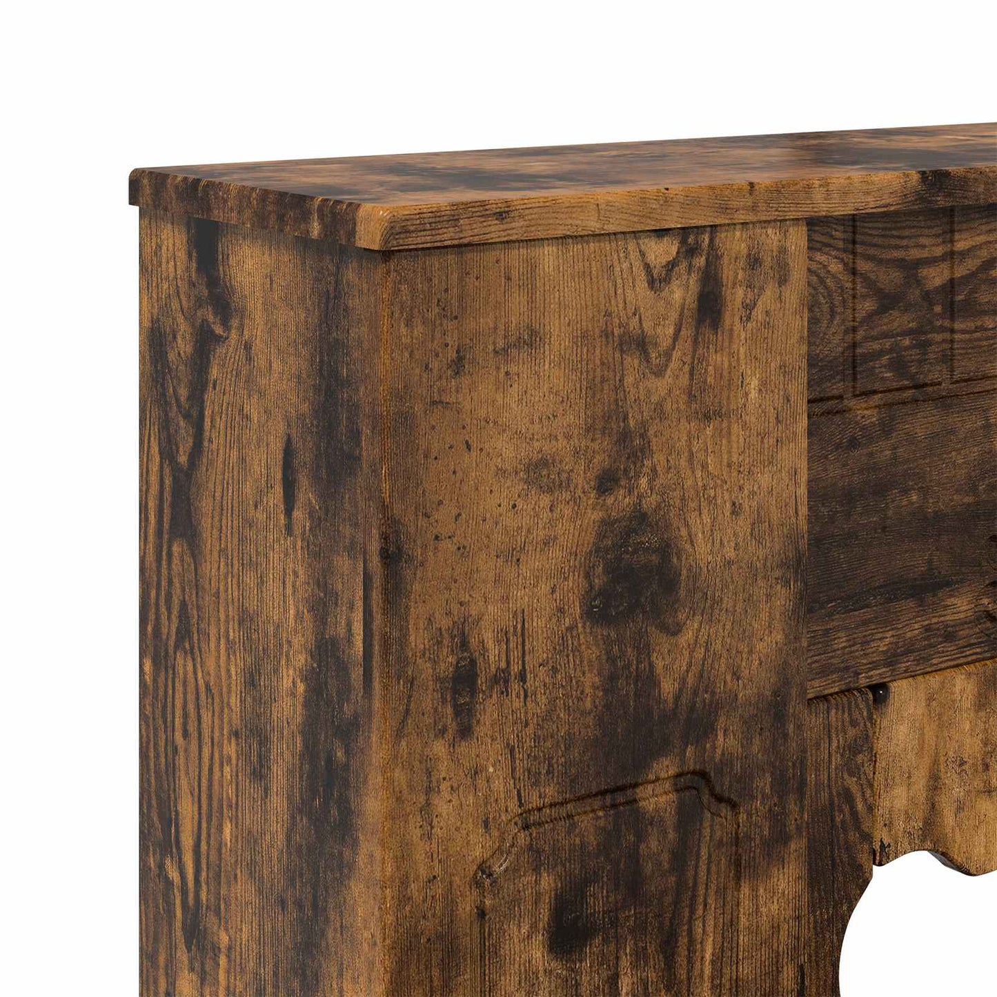 Haardomlijsting Gerookt eiken 93 x 20 x 89 cm Bewerkt hout