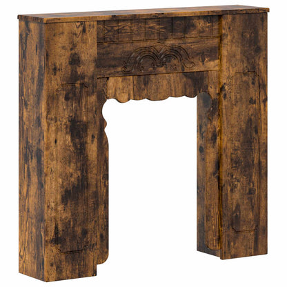 Haardomlijsting Gerookt eiken 93 x 20 x 89 cm Bewerkt hout