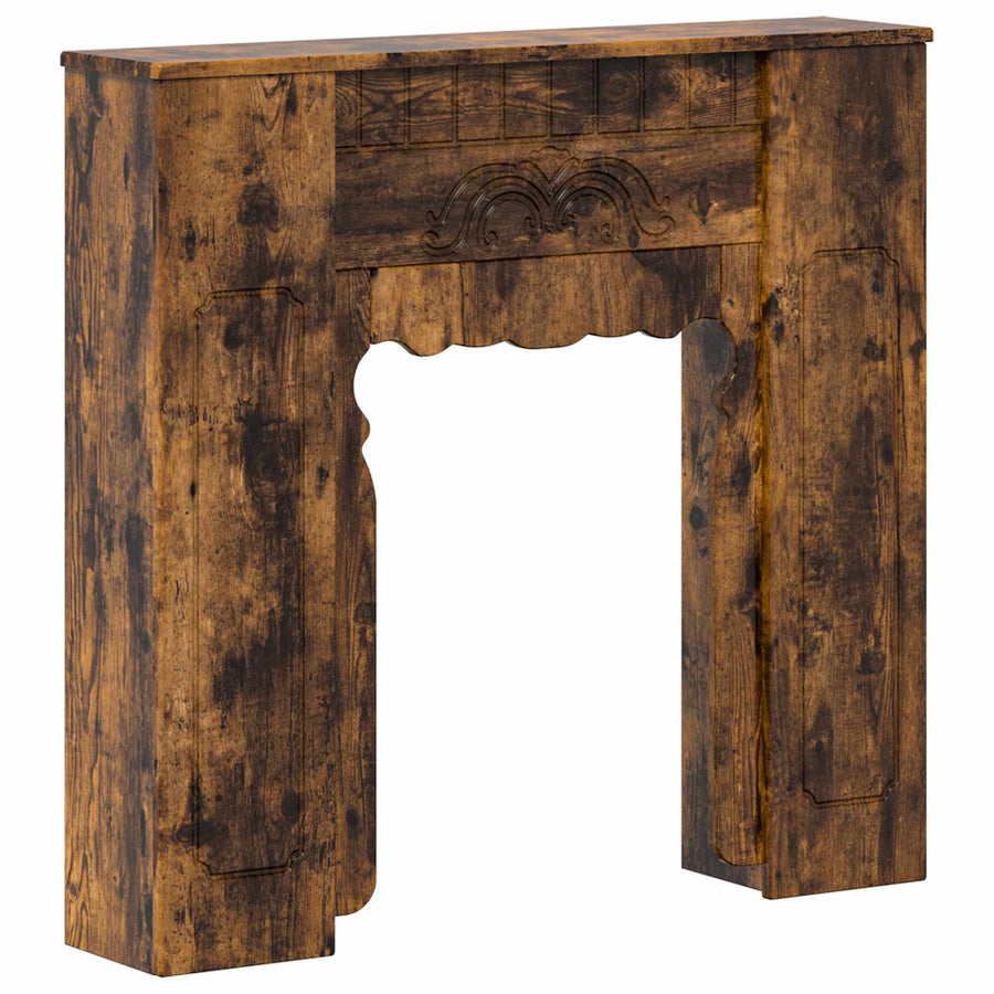 Haardomlijsting Gerookt eiken 93 x 20 x 89 cm Bewerkt hout