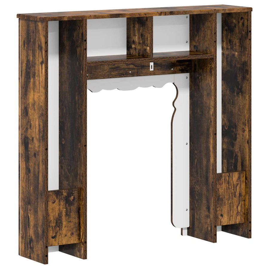 Haardomlijsting Gerookt eiken 93 x 20 x 89 cm Bewerkt hout