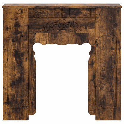 Haardomlijsting Gerookt eiken 93 x 20 x 89 cm Bewerkt hout